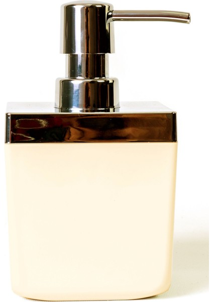 Şık Bej Toskana Banyo Seti, 5 Parça, Plastik, Beyaz, Zarif ve Fonksiyonel Tasarım indirimleri