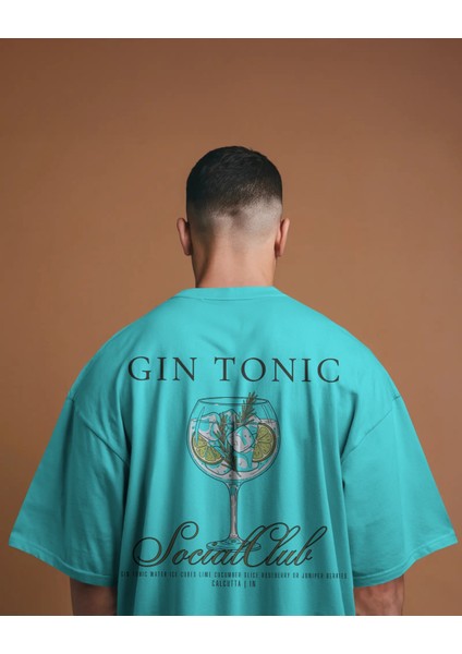 Gin - Oversize Tişört | Unisex Tişört | Rahat Kesim Etiole Studio