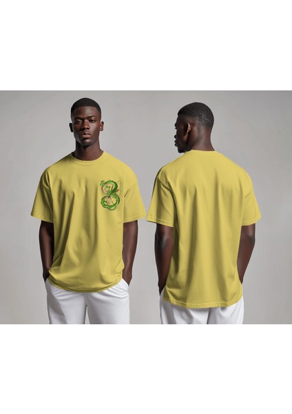Chinese Dragon - Oversize Tişört | Unisex Tişört | Rahat Kesim | Etoile Studio
