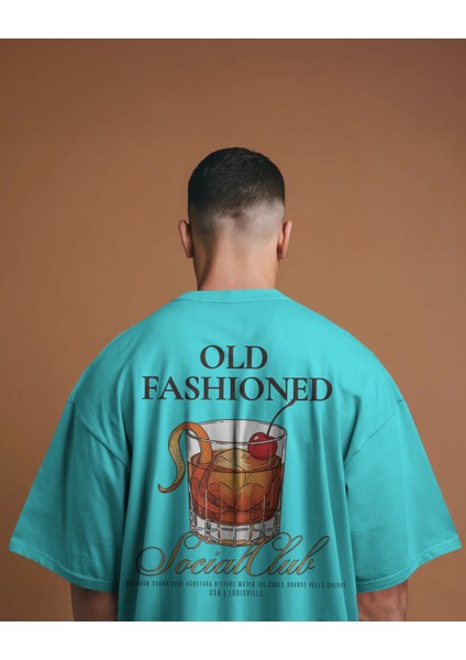 Old Fashioned - Oversize Tişört | Unisex Tişört | Rahat Kesim Etiole Studio