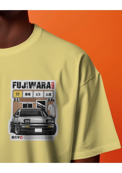 Fujiwara - Oversize Tişört | Unisex Tişört | Rahat Kesim | Etoile Studio