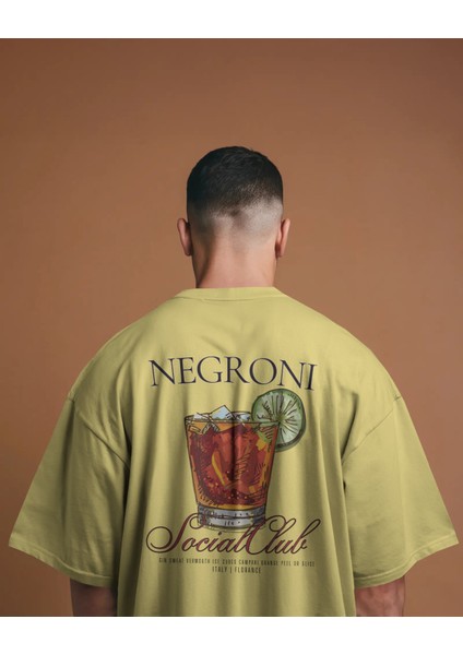 Negroni - Oversize Tişört | Unisex Tişört | Rahat Kesim Etiole Studio