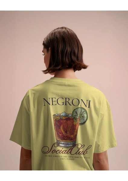Negroni - Oversize Tişört | Unisex Tişört | Rahat Kesim Etiole Studio fiyatları