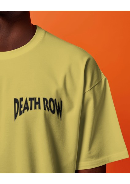 Deathrow - Oversize Tişört | Unisex Tişört | Rahat Kesim | Etoile Studio