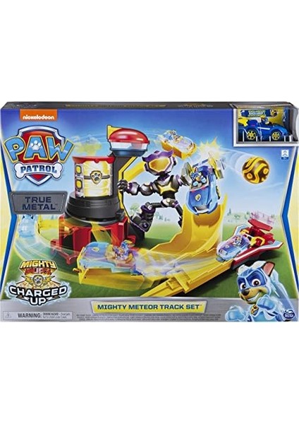 Patrol True Metal Mighty Meteor Kalıp Döküm Pist Seti, Özel Kovalamaca Aracı, 1:55 Ölçek