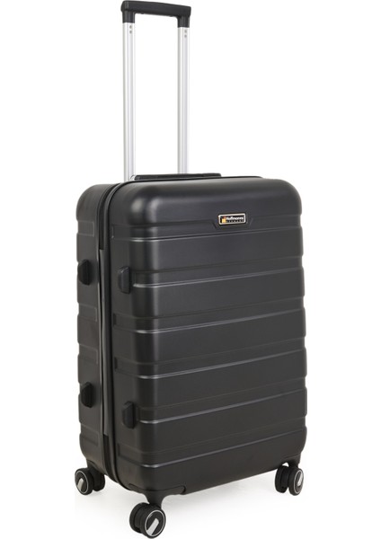 Titan Orta Boy Abs Valiz - Siyah - 66X45X26 cm fiyatları