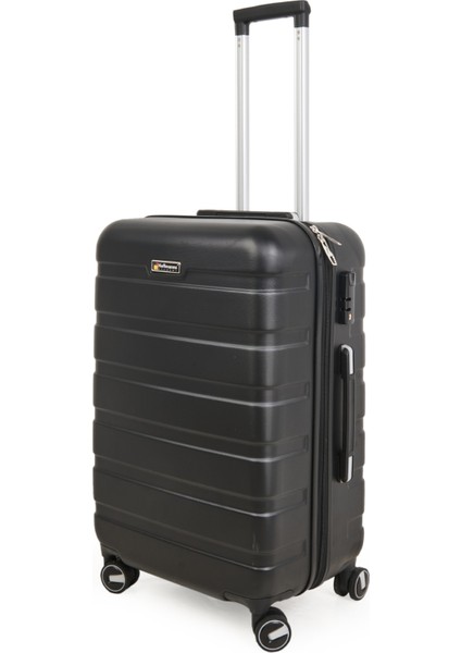 Titan Orta Boy Abs Valiz - Siyah - 66X45X26 cm modelleri