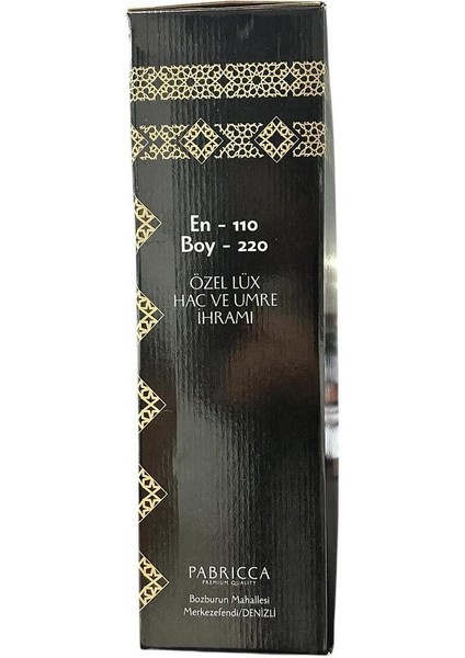 Lux Hac ve Umre Müslin İhram Takımı, Pamuklu, 2 Parça, 110x220 cm Beyaz modelleri