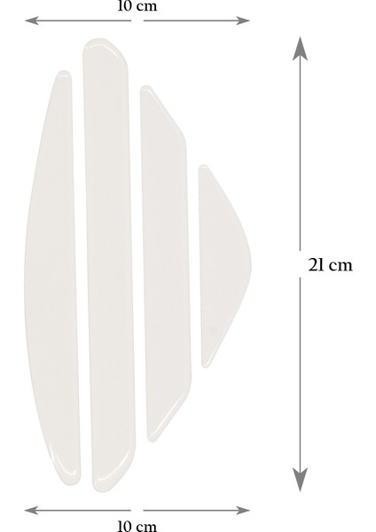 Universal Şeffaf Yan Tank Pad GTS04 fiyatları