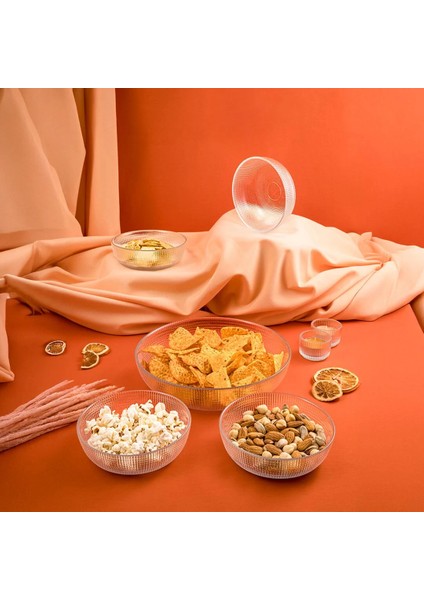 Loren 5'li Çerez Sunum Seti Natürel