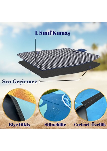 Çocuk Deniz ve Plaj Malzemeleri, Plaj Matı, Kum Tutmayan Plaj Örtüsü, Plaj Minderi 150-200 cm indirimleri