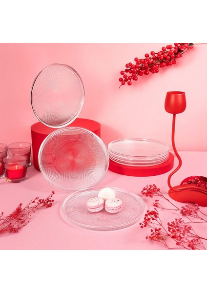 Loren 6 Parça Servis Seti 21 cm Natürel