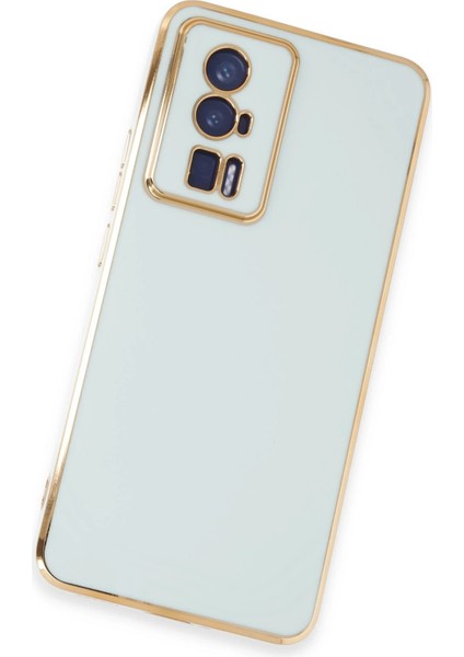 Xiaomi Poco F5 Pro Kılıf Volet Silikon - Açık Yeşil Inslm