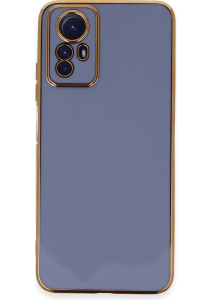 Xiaomi Redmi Note 12S Kılıf Volet Silikon - Mavi Inslm