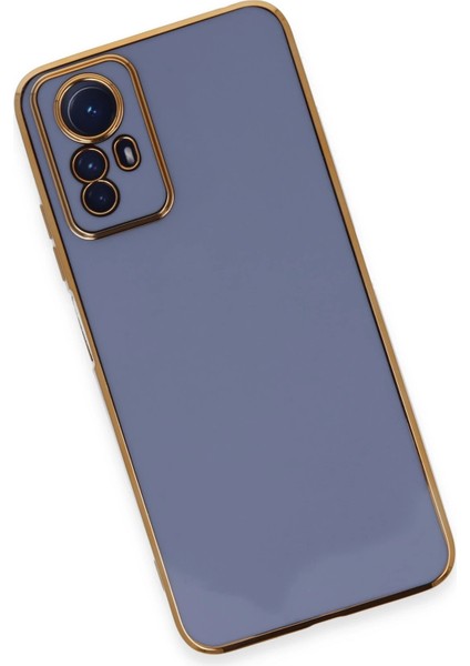 Xiaomi Redmi Note 12S Kılıf Volet Silikon - Mavi Inslm