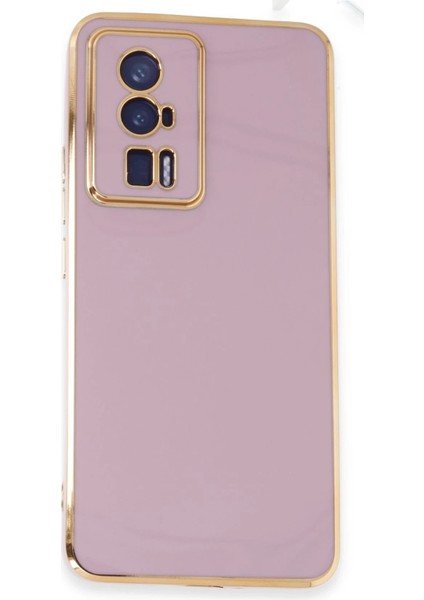 Xiaomi Poco F5 Pro Kılıf Volet Silikon - Mor Inslm