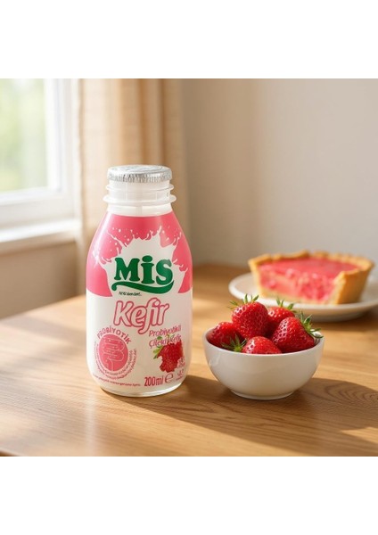 Probiyotikli Çilekli Kefir 200 ml * 2 Adet