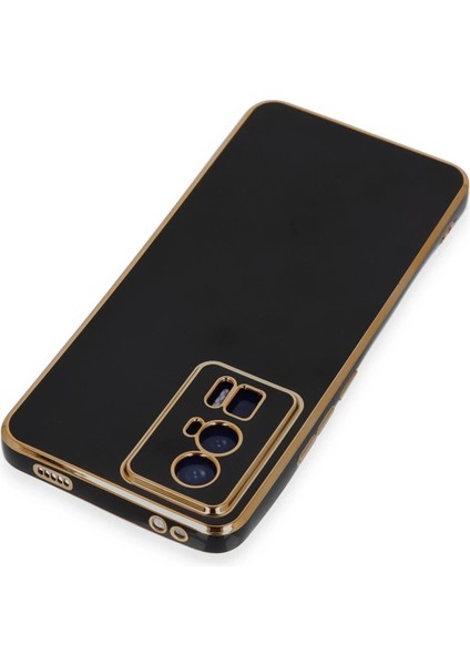Xiaomi Poco F5 Pro Kılıf Volet Silikon - Siyah Inslm