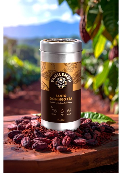 Rooibos Vanilyalı Çikolatalı Çay – Santo Domıngo | Gerçek Madagaskar Vanilyasıyla fırsatları