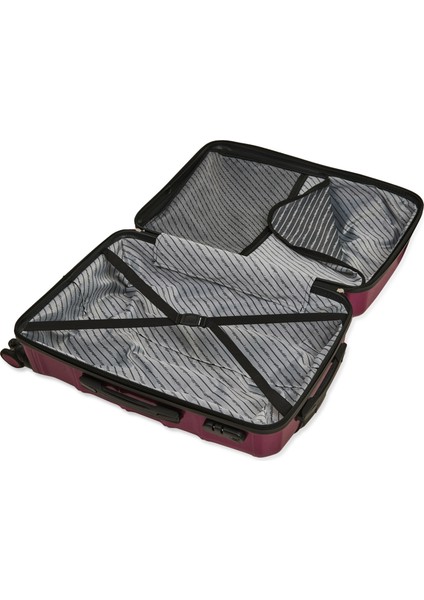 Avvıo Pp Kabin Boy Valiz - Mürdüm - 58X33X23 cm