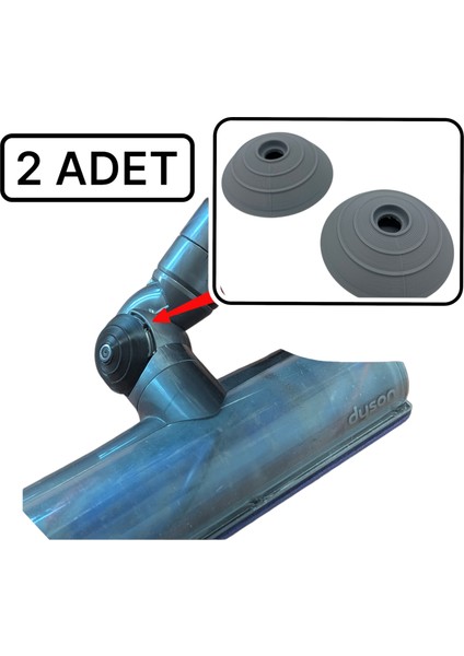 Dyson V-Ball Tekerlek (2 Adet) | V6 V7 V8 V10 V12 Uyumlu | Süpürge Başlık Tekeri