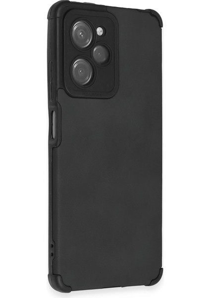 Xiaomi Redmi Note 12 Pro 5g Kılıf Loop Deri Silikon - Siyah Inslm