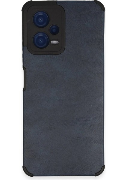 Xiaomi Redmi Note 12 5g Kılıf Loop Deri Silikon - Lacivert Inslm
