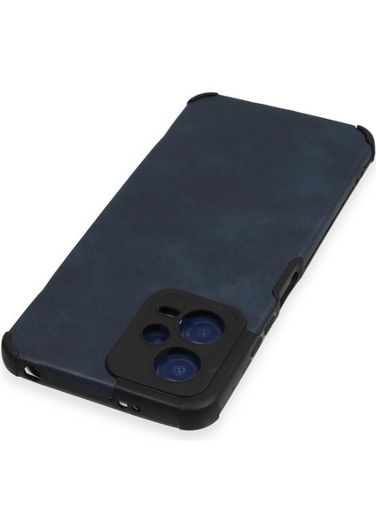 Xiaomi Redmi Note 12 5g Kılıf Loop Deri Silikon - Lacivert Inslm