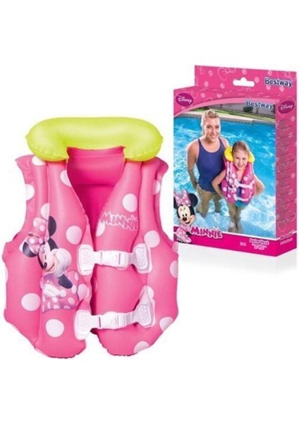 Sevimli Minnie Can Yeleği, 51cm, Pembe, Çocuklar İçin Renkli ve Eğlenceli Tasarım