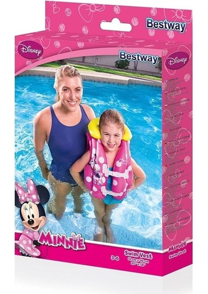 Sevimli Minnie Can Yeleği, 51cm, Pembe, Çocuklar İçin Renkli ve Eğlenceli Tasarım fiyatları