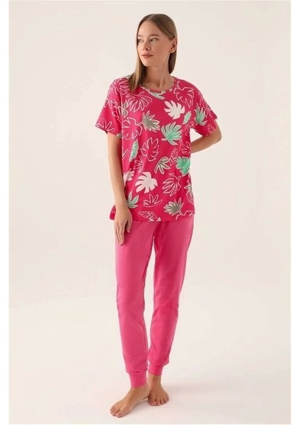 Kadın Kısa Kol Pijama Takımı