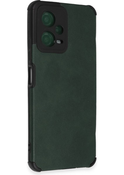 Xiaomi Redmi Note 12 5g Kılıf Loop Deri Silikon - Yeşil Inslm