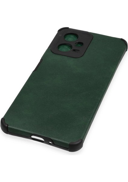 Xiaomi Redmi Note 12 5g Kılıf Loop Deri Silikon - Yeşil Inslm