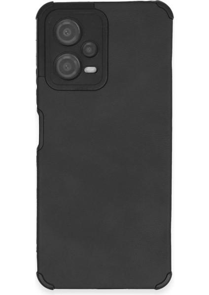 Xiaomi Redmi Note 12 5g Kılıf Loop Deri Silikon - Siyah Inslm