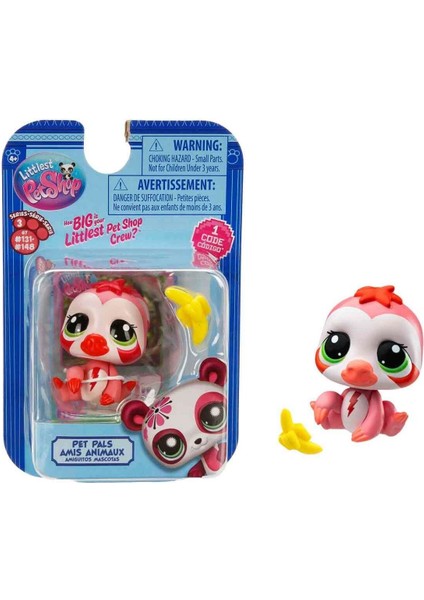 Littlest Pet Shop Minişler Tekli Paket Seri : 3 - No :139 - Tembel Hayvan