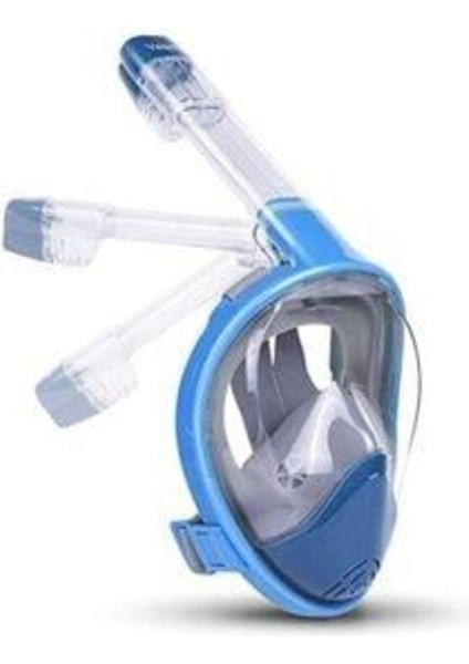 Full Face Şnorkel Tam Yüz Dalış Maskesi Maske Set L-Xl - 7260