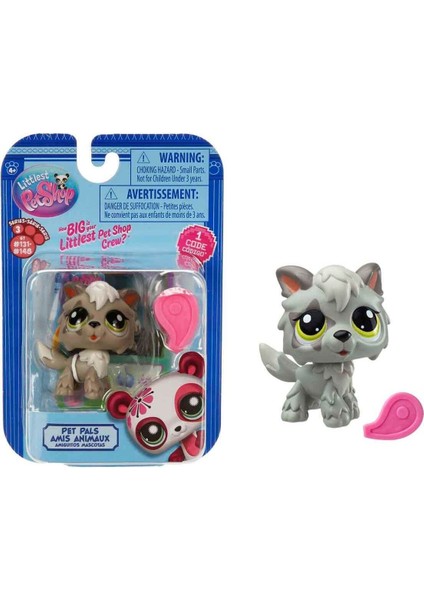 Littlest Pet Shop Minişler Tekli Paket Seri : 3 - No :148 - Kurt