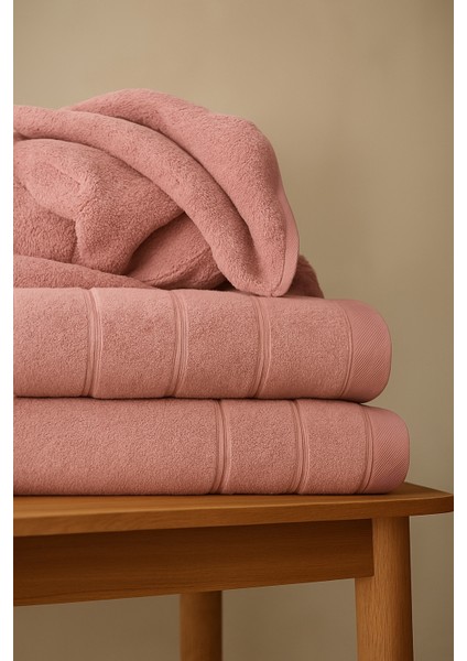 Banyo Havlu Seti 2'li Dalgalı