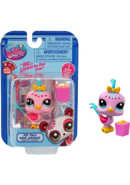 Littlest Pet Shop Minişler Tekli Paket Seri : 3 - No :147 - Bıldırcın