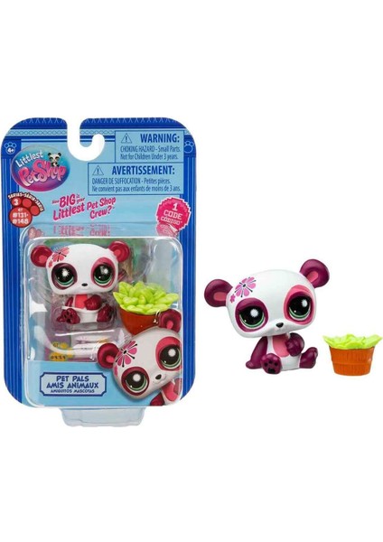 Littlest Pet Shop Minişler Tekli Paket Seri : 3 - No :131 - Panda