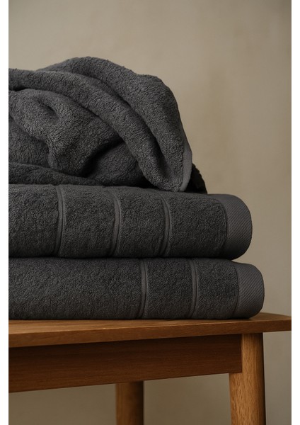 Banyo Havlu Seti 2'li Dalgalı