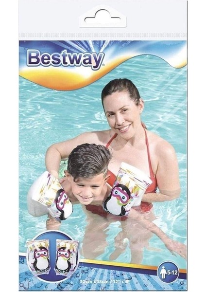 Renkli çocuk kollukları 30x15cm, 5-12 yaş uyumlu, beyaz renk fiyatları