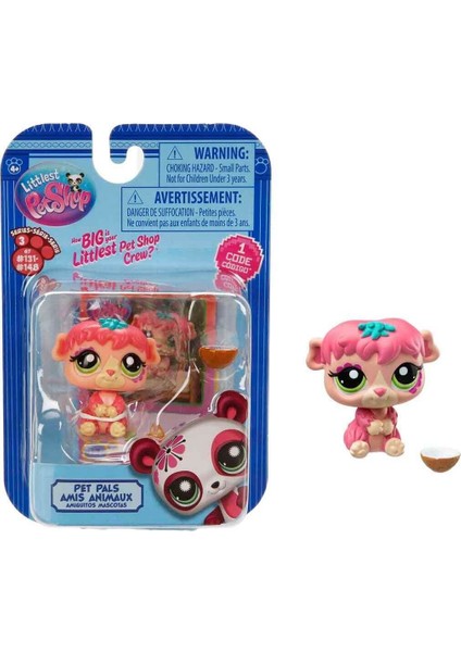 Littlest Pet Shop Minişler Tekli Paket Seri : 3 - No :136 - Ginepig