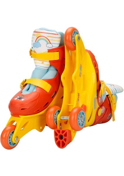 Paw Patrol Tek ve Çift Sıralı 3 Tekerlekli Paten - 29-32 Arası Ayak Numarası Için Uygundur