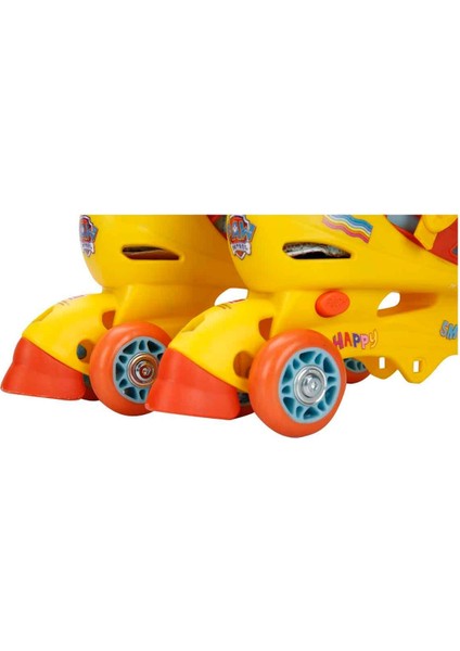 Paw Patrol Tek ve Çift Sıralı 3 Tekerlekli Paten - 29-32 Arası Ayak Numarası Için Uygundur