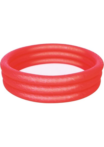 Kırmızı Yaldızlı Çocuk Şişme Havuz 122cm x 25cm, Eğlence Dolu Yaz Keyfi fiyatları