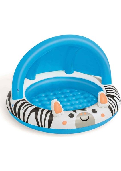Safari Sun Zebra Desenli Güneşlikli Çocuk Havuzu