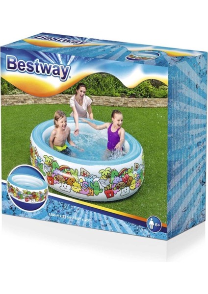Yılın Ilk Fırsatları - Şişme Jumbo Desenli Havuz 51121
