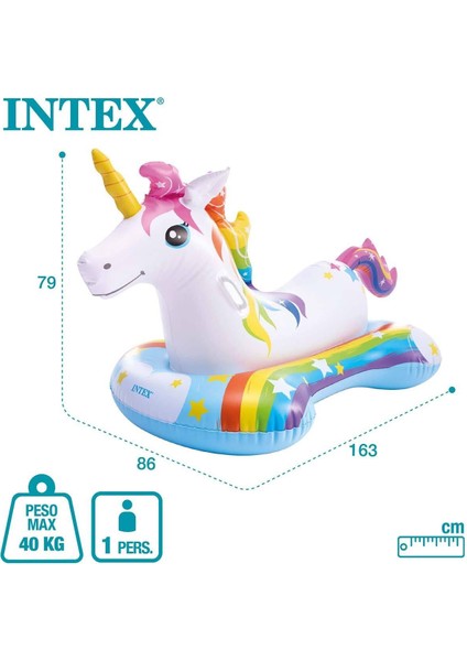 Sihirli Unicorn Binici 163X86 cm