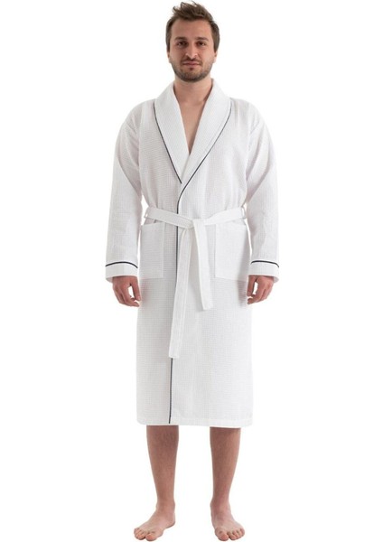 Yumuşak ve emici pamuk pike bornoz, tekil veya set halinde, ev kullanımı için ideal fiyatları